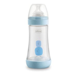 Chicco Plastična flašica PERFECT5 240ml 2m+ Plava