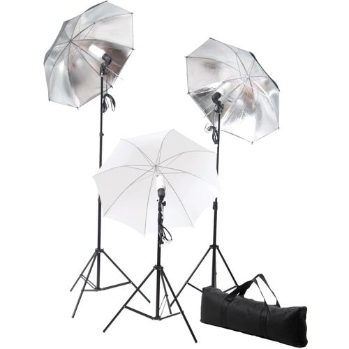 Oprema za fotografski studio sa setom svjetiljki i pozadinom slika 33