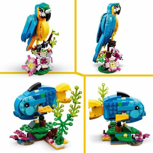 Playset Lego Creator 31136 Exotic parrot with frog and fish 3 u 1 253 Dijelovi slika 6