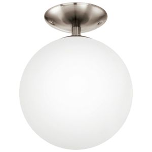 Eglo Rondo Visilica 1xG27, Nikl-Mat/Opal Staklo