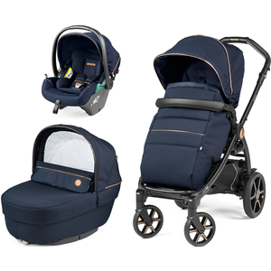 Peg Perego dječja kolica 3u1 Book Lounge Blue Shine