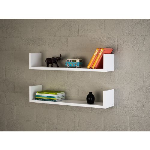 Iris - White White Wall Shelf slika 1