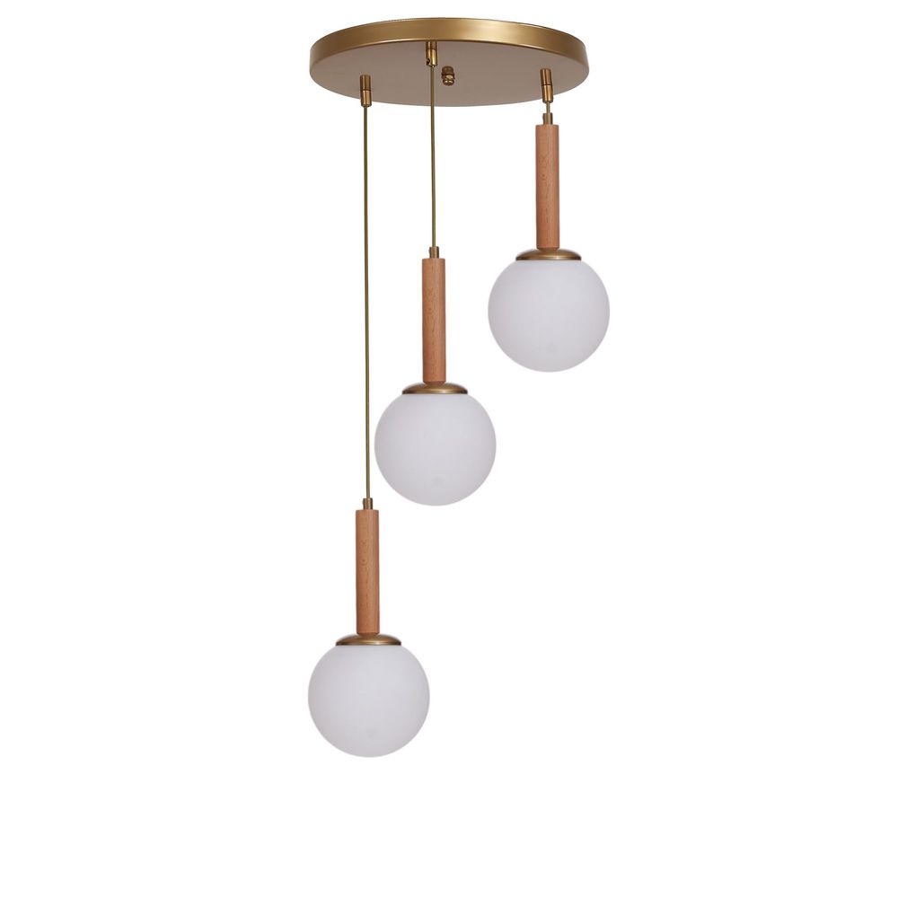 Opviq Luster 963, Bijela, Hrast, Zlatna slika 2
