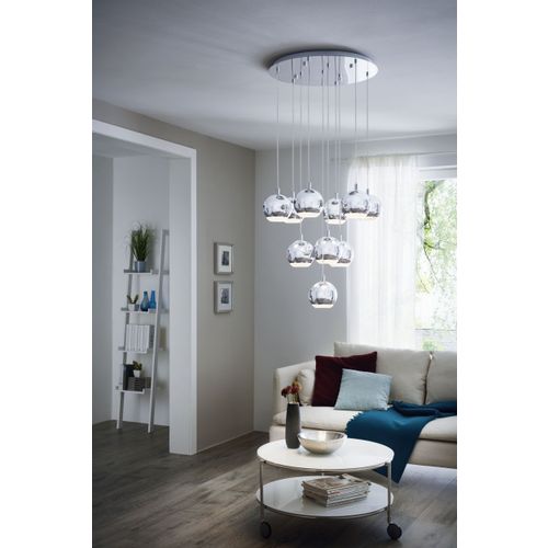 Eglo Conessa visilica/10, led, gu10, 10x3,3w, krom  slika 2