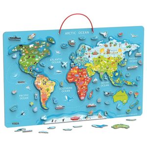 44508 KARTA SVIJETA S PUZZLAMA