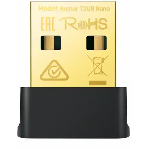 Wireless USB mrežna kartica TP-Link Archer T2UB Nano AC600Mbs/ Bluetooth 4.2 adapter 2.4GHz + 5GHz slika 1