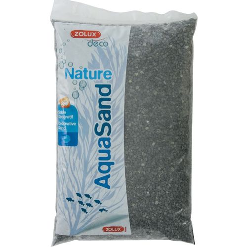 346437 Zolux Podloga Aquasand Nature Crni Bazalt 5Kg slika 1