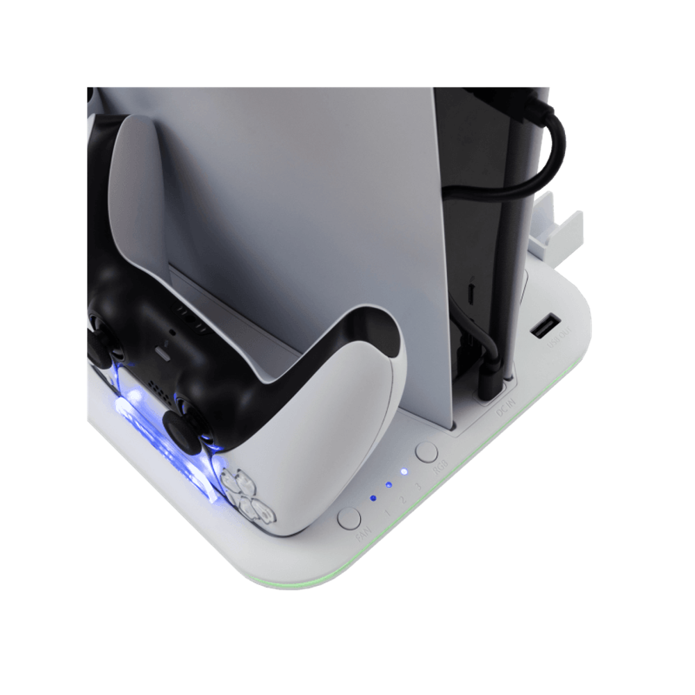 WHITE SHARK Rashladni stalak + 2 stalak za punjenje PS5-DZ504 / KIMURA-2 slika 4