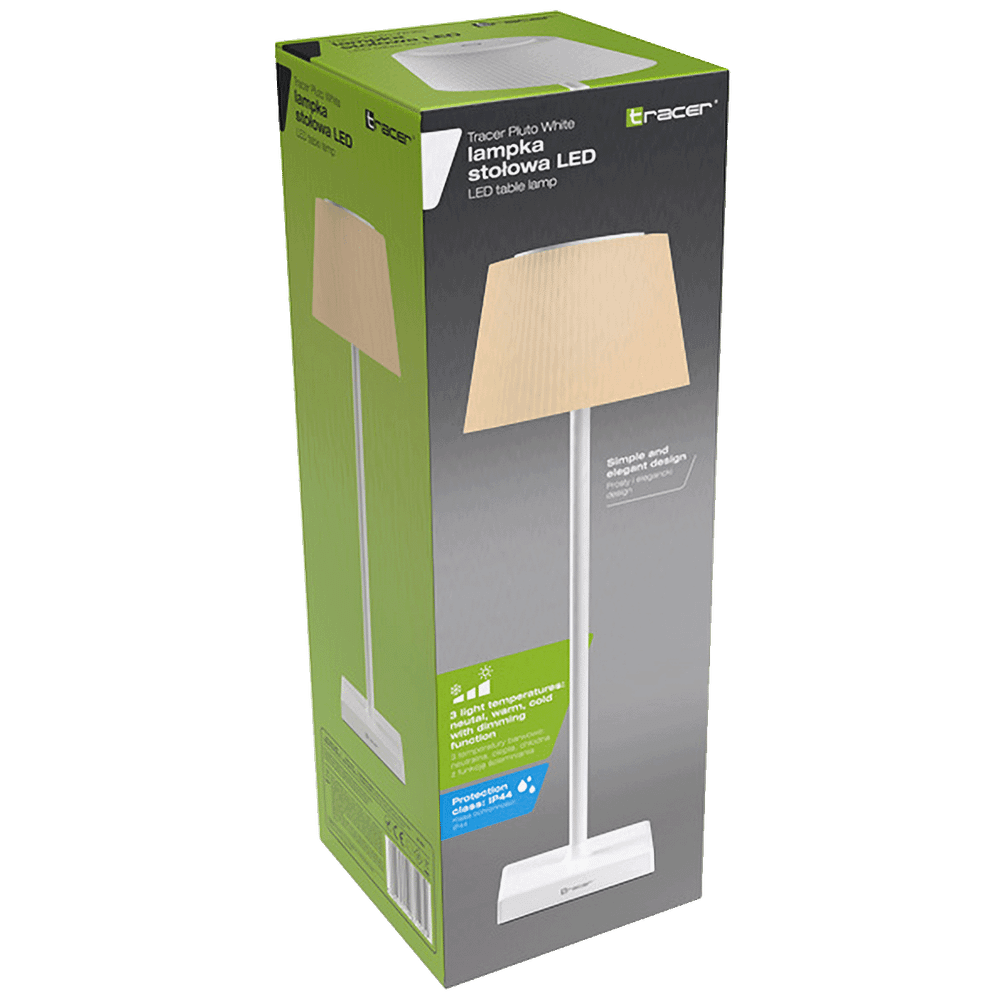 TRACER Pluto stolna lampa, 4W, IP44 - bijela slika 6