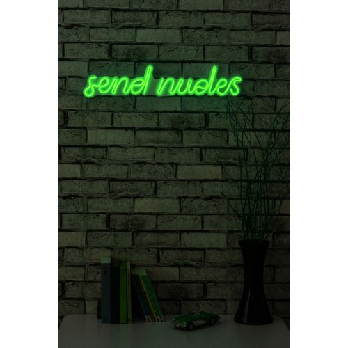 Wallity Ukrasna plastična LED rasvjeta, Send Nudes - Green slika 3