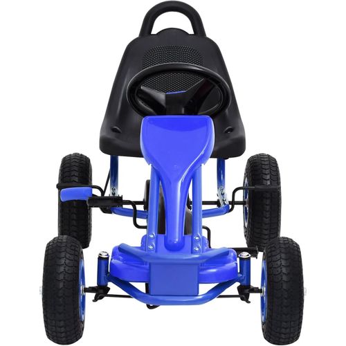 Go-Kart s Pedalama i Pneumatskim Gumama Plavi slika 34