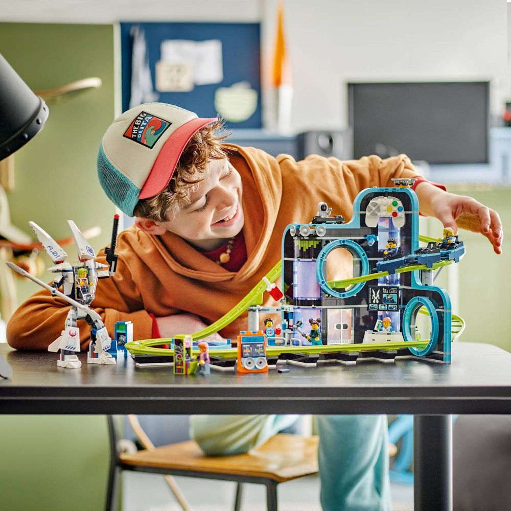 LEGO 60421 Rollercoaster park Robotski svijet slika 9