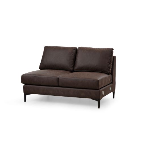 Atelier Del Sofa Kutna garnitura, Smeđa, Porto Corner (CHL-02-C-EOT) - Brown slika 9