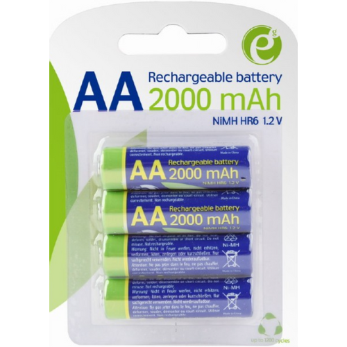 EG-BA-AA20R4-01 ENERGENIE 2000mAh AA, PAK4 CK, ready-to-use PUNJIVE NiM baterije (rec slika 4