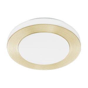 Eglo plafonjera 'LED CARPI' - 3x3,6W, promjer 300mm, bijela/brušeni mesing, IP44