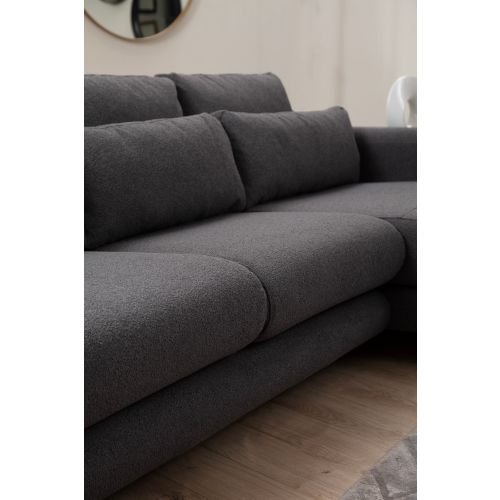 Ugaona garnitura Atelier Del Sofa Lily, desni ugao, siva slika 5