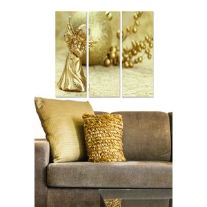 Dekorativna Slika od MDF-a u Više Boja (Set od 3 Komada)