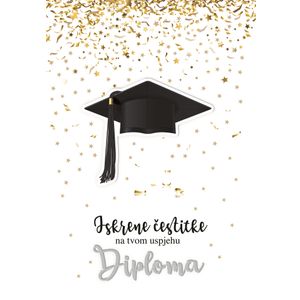 ISKRENE ČESTITKE DIPLOMA - ČESTITKA