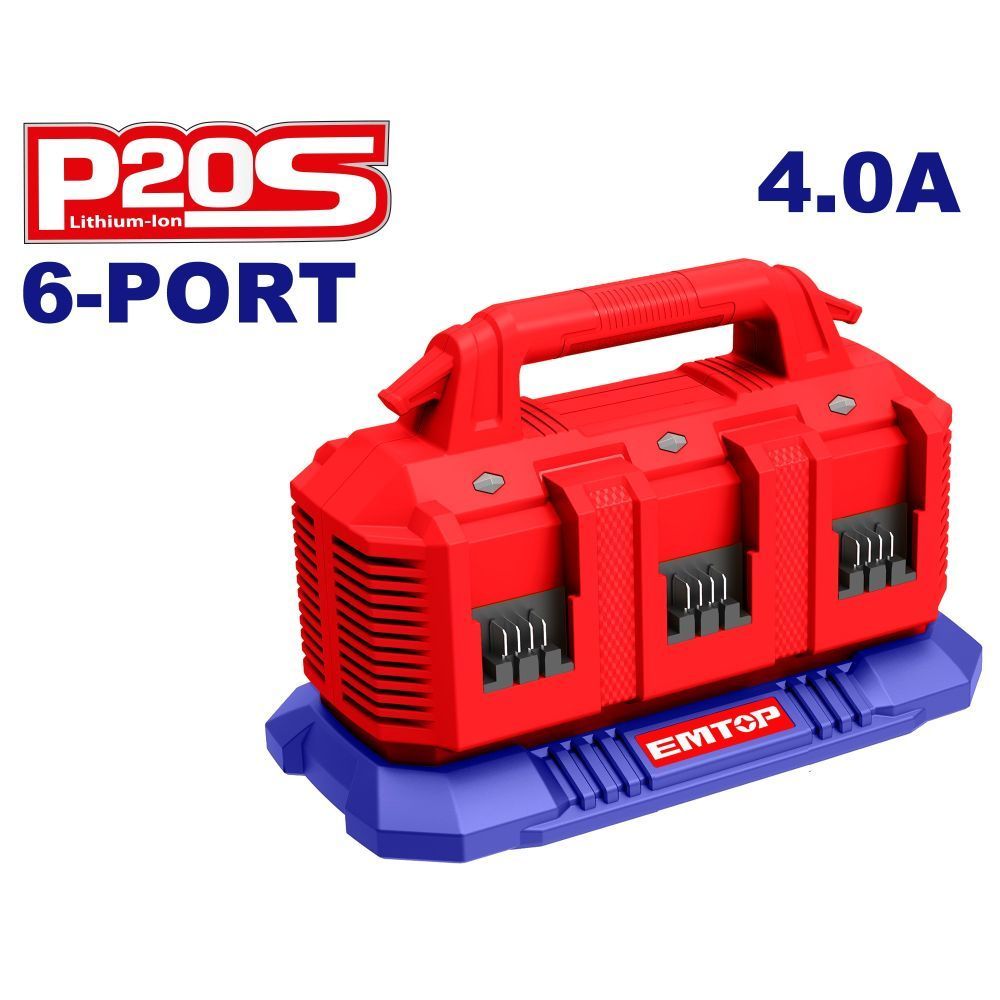 Punjač za 6 akumulatora EFCR2064 Emtop slika 1