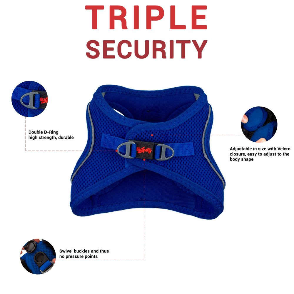 Air-Mesh - Sax Blue Sax Blue Dog Harness slika 13