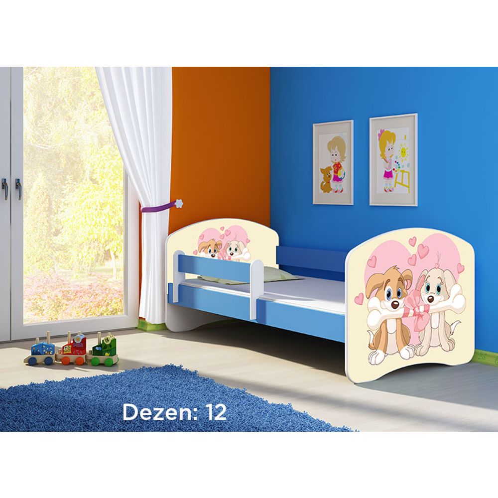 ACMA Dječiji krevet Acma II Blue - 160x80cm - Dezen 12 slika 2