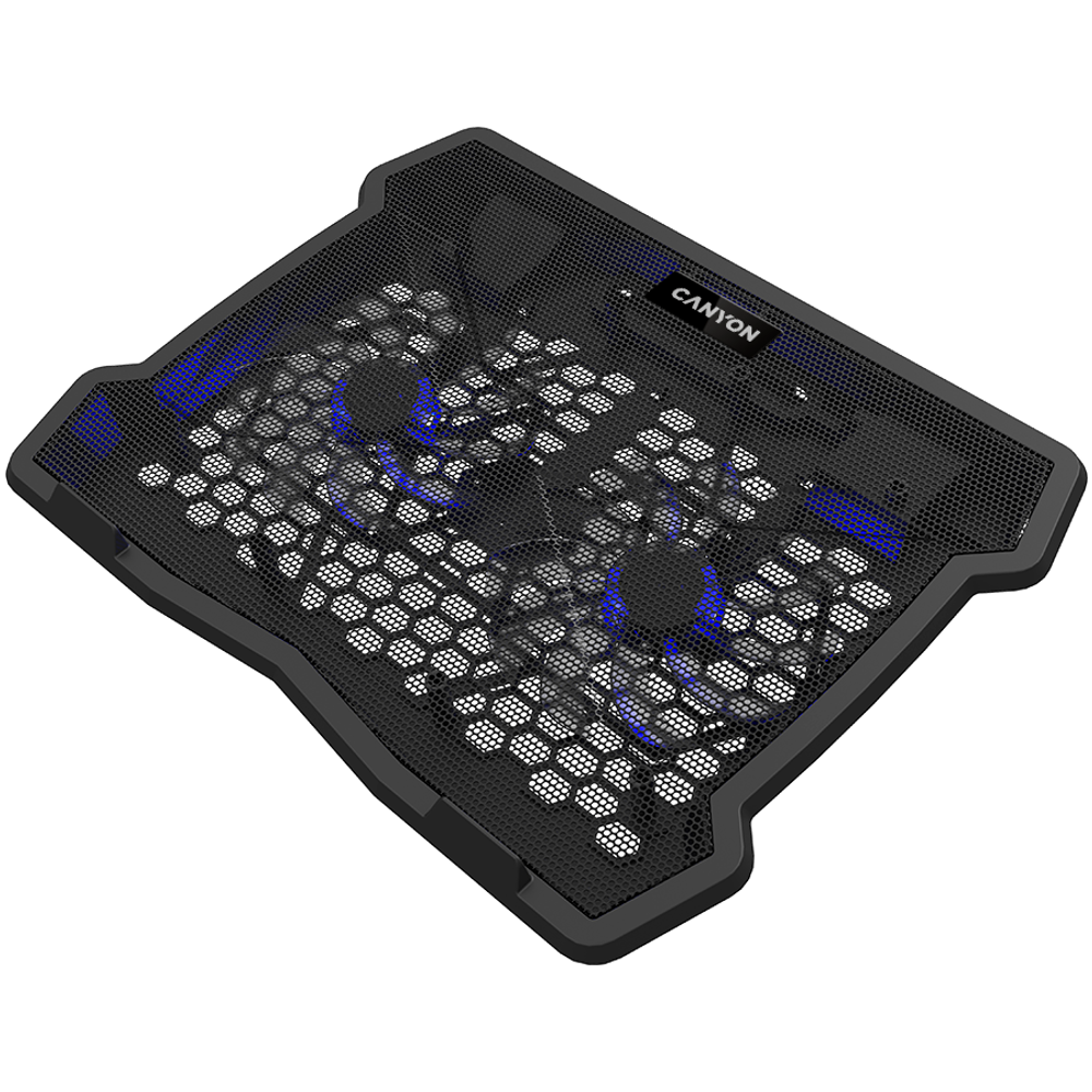 CANYON NS03 Stalak za hlađenje sa dvostrukim ventilatorom i USB hubom slika 2