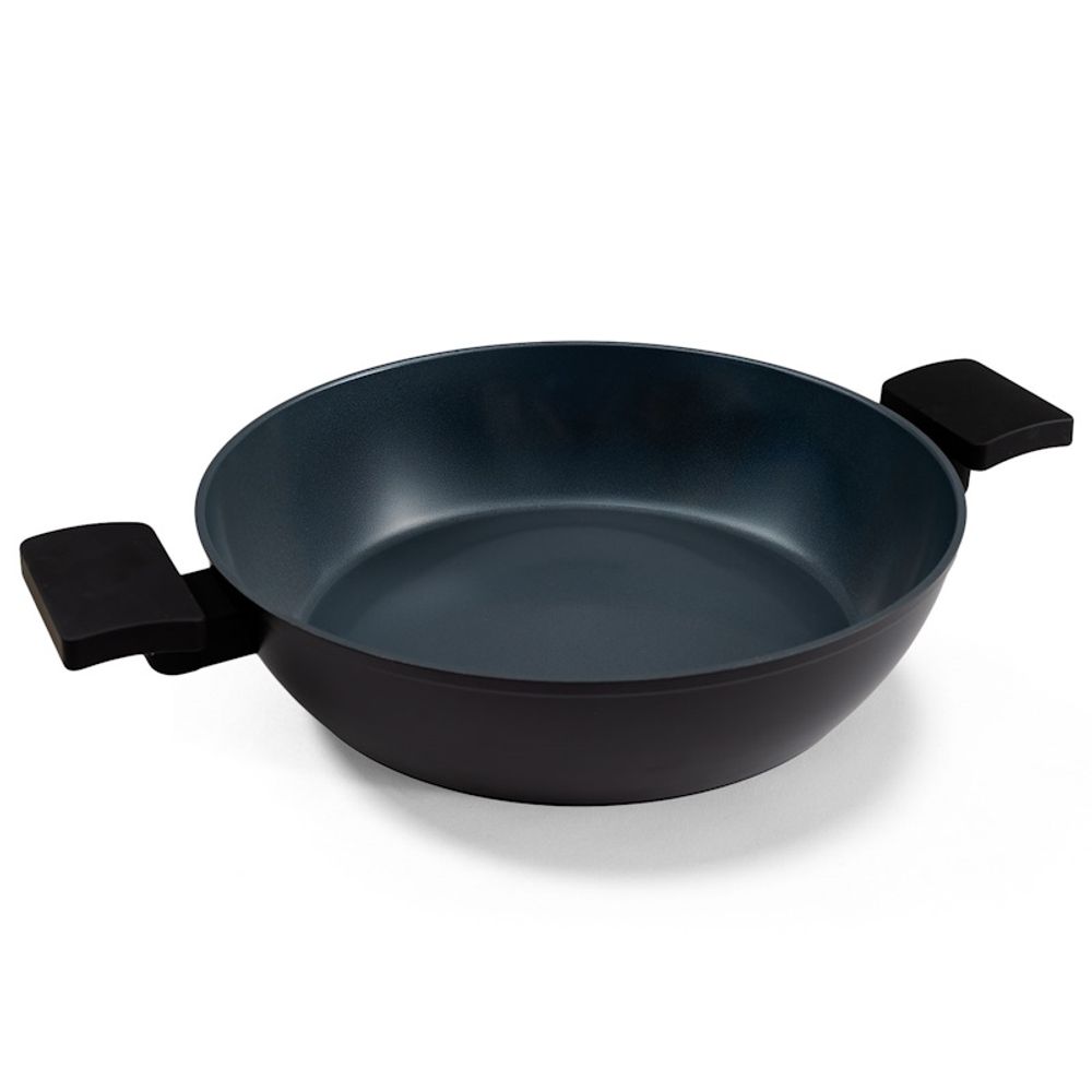 BE Living Niska posuda za kuhanje s poklopcem Delight Black 28 cm slika 1