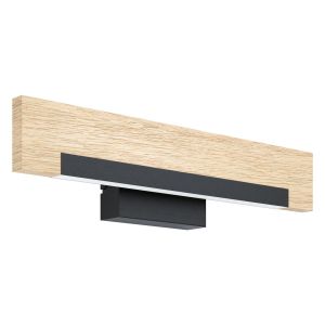 Eglo Camacho Zidna Lampa 1, LED, 8,5W, Drvo/Crna