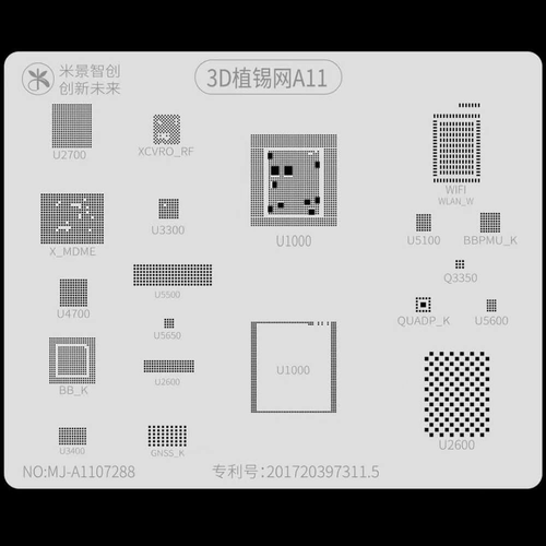 BGA Sito za Iphone 8 3D A11 slika 1