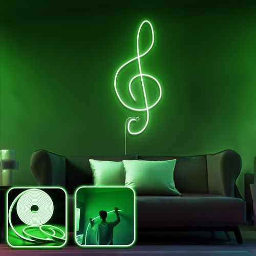 Music - Medium - Green Green Decorative Wall Led Lighting slika 1