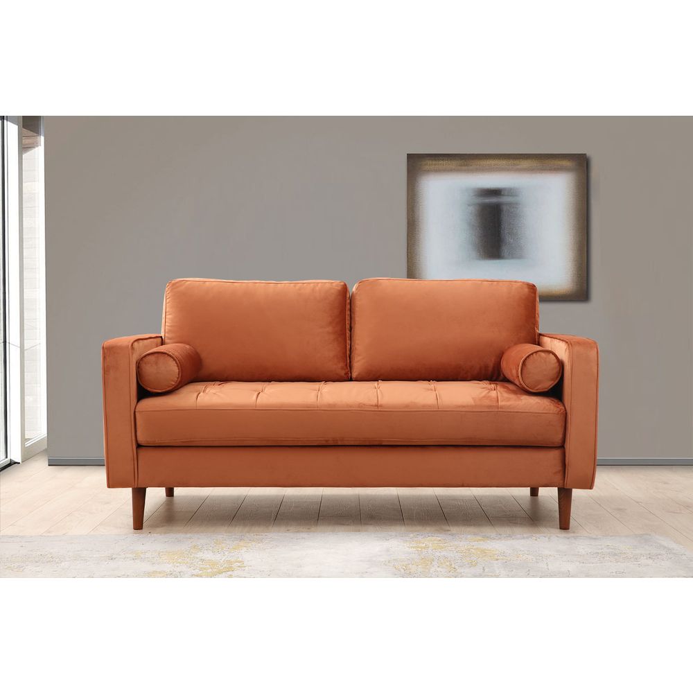 Rome - Narandžasti Dvosjed Sofa slika 1