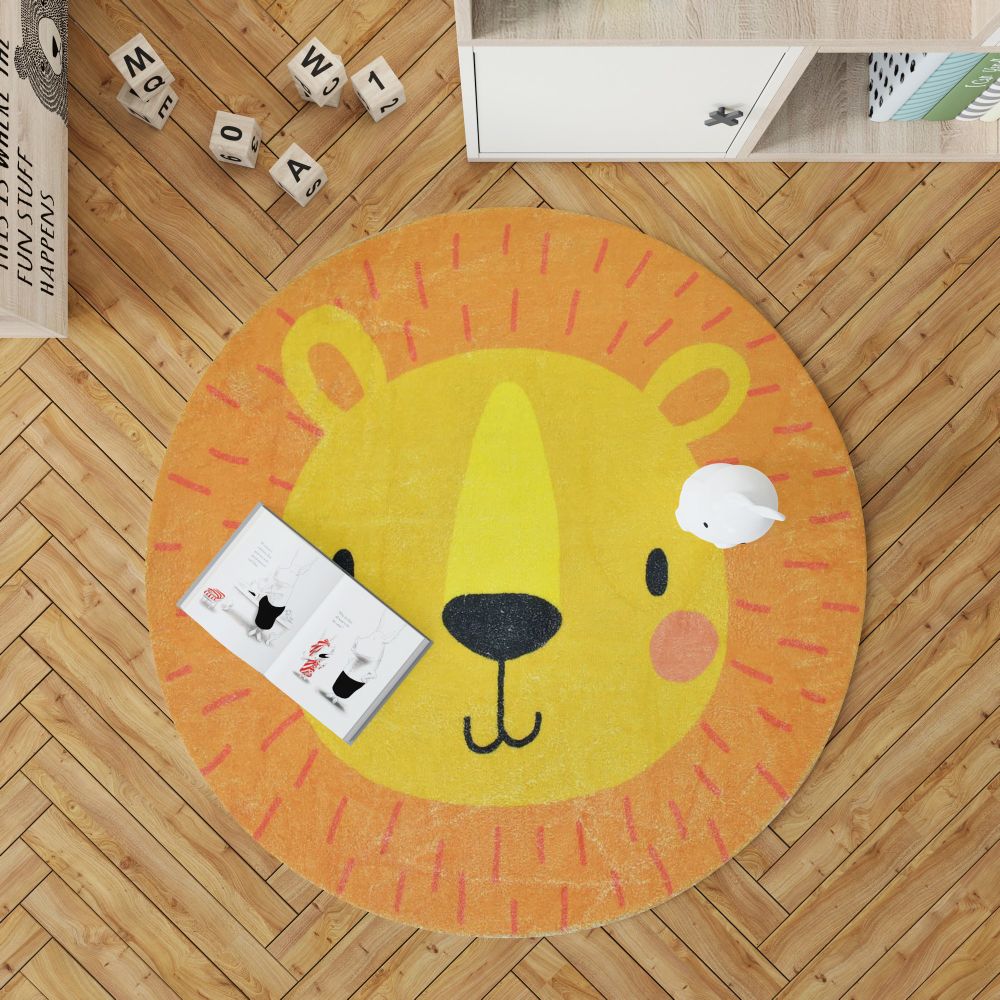 Tanki dječji tepih sa digitalnim printom LAV (110 x 110 cm) Woopamuk111 slika 1
