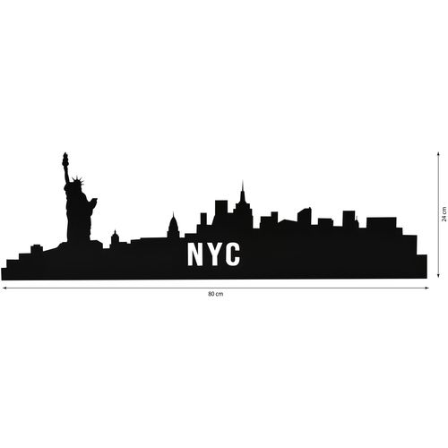 Wallity Ukrasna LED rasvjeta, NYC Skyline - Yellow slika 8