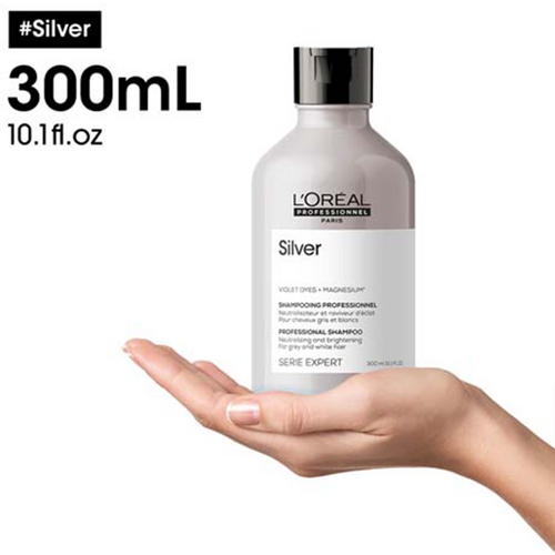 Loreal Professionnel Paris Silver Neutrališući šampon za sivu i sedu kosu 300ml slika 5