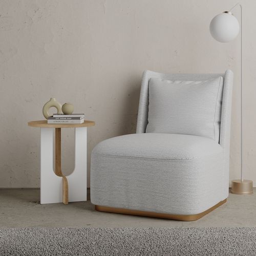 Luna - Oak, White White
Oak Side Table slika 3