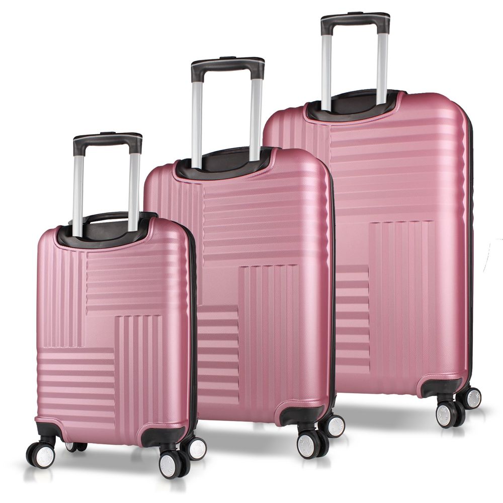 Set Kofera 8111 u Roze Zlatnoj (3 Komada) slika 2