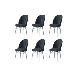 Ritim - Set Stolica u Antracitnoj i Bijeloj (6 komada)