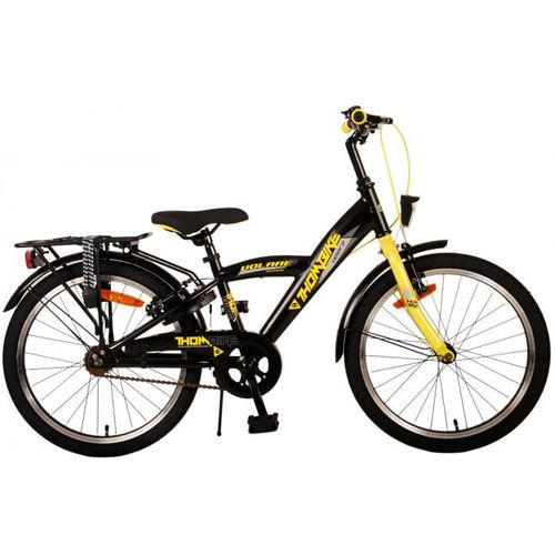 Volare Thombike 20" dječji bicikl s dvije ručne kočnice crno-žuti slika 1