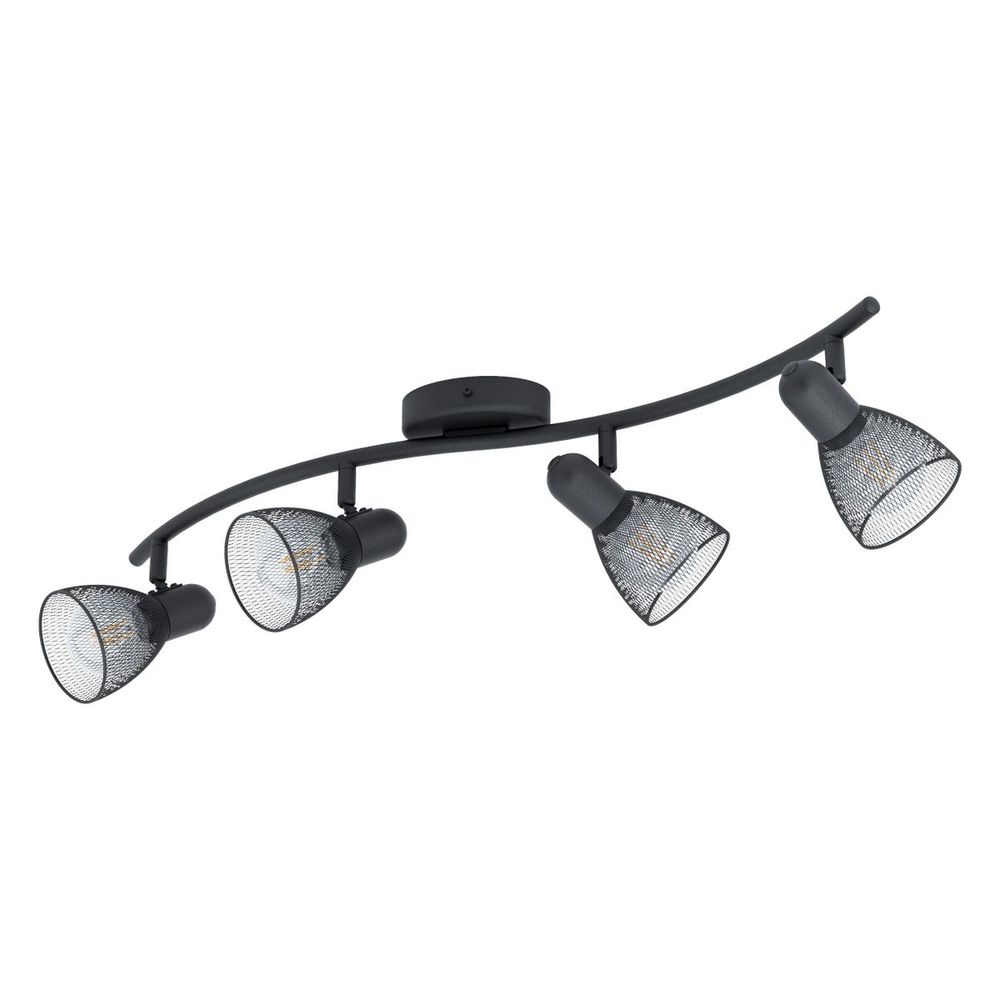 Eglo Carovigno Reflektor sa 4 E14 Svjetla, Crni/Čelik slika 1