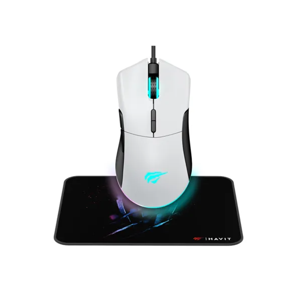 HAVIT GAMENOTE MIŠ LED+PODLOGA GAMING HV-MS1037CM RGB USB slika 1