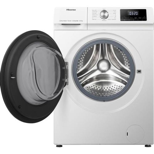 Hisense WDQA9014EVJM Mašina za pranje i sušenje veša, 9/6 kg, 1400 rpm, Inverter PowerDrive, SteamTech, Dubina 61 cm slika 3