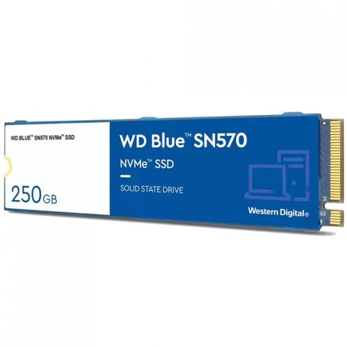 WD 250GB SSD BLUE SN570 3D M.2 2280 NVMe slika 3