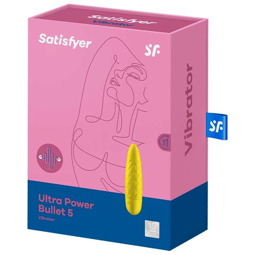 Vibrator Satisfyer - Ultra Power Bullet 5, žuti slika 4