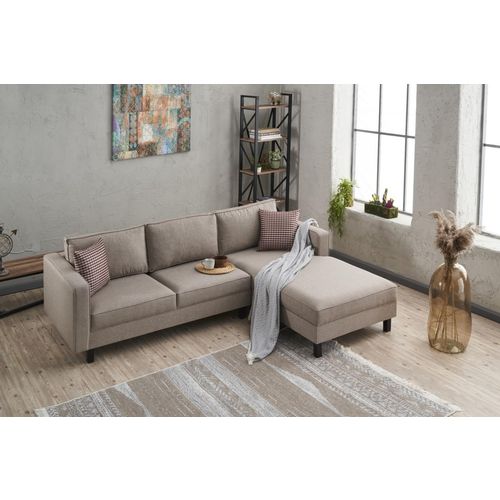 Atelier Del Sofa Kutna garnitura KALE LINEN, desna, krem, Kale Linen Right - Cream slika 3