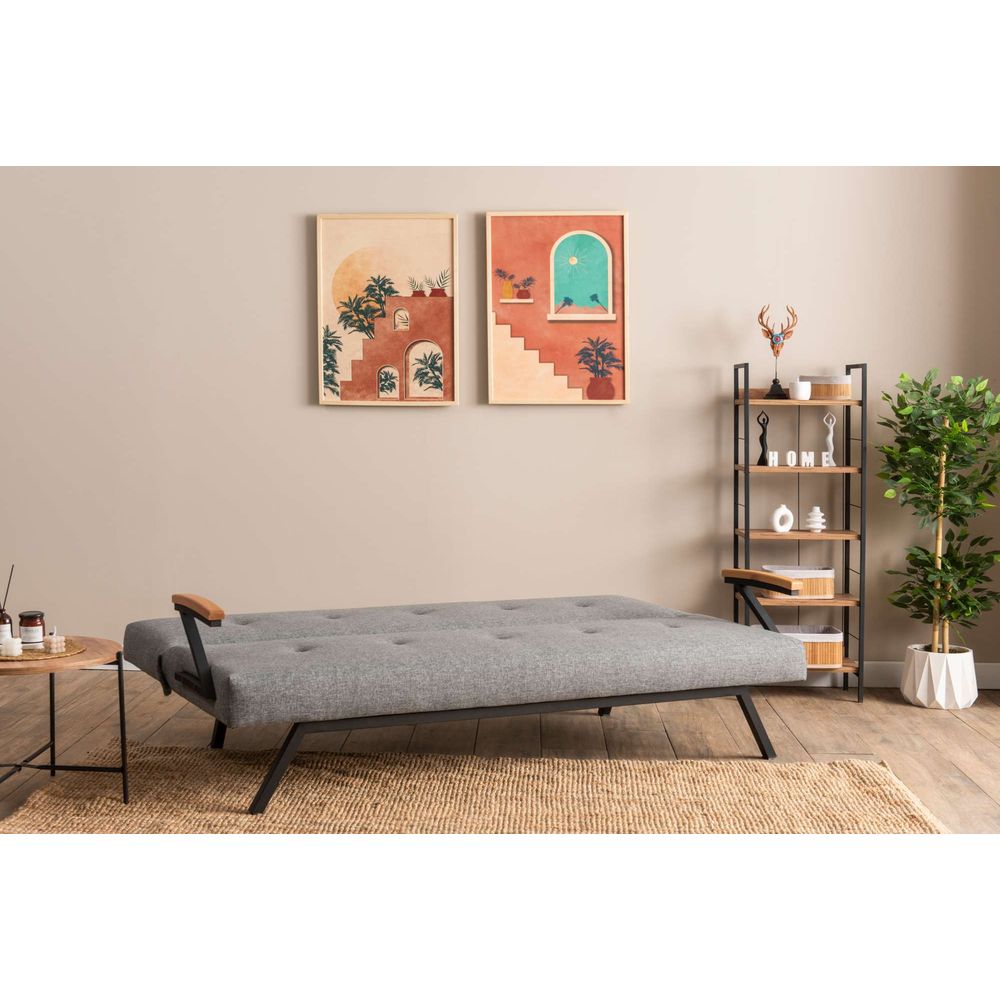 Sofa na razvlačenje Zven - svijetlo siva boja slika 3