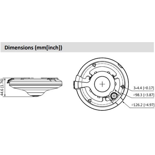 Dahua Kamera IPC-EW5541-AS, Panorama, IP, IC LED-10M, 5MP, sa mikrofonom, SD CARD, Heat Map funkcija slika 4