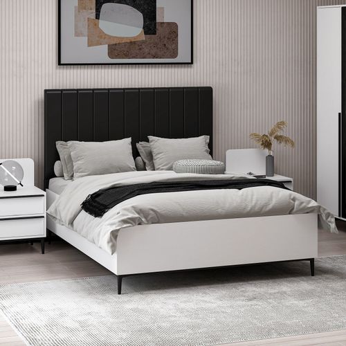 Woody Fashion Dvostrani okvir kreveta i uzglavlje, Elevate 160 x 200 - White slika 4