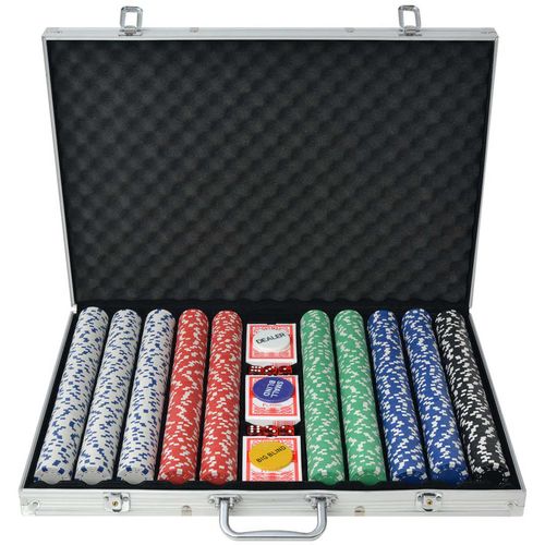 Set za Poker s 1000 Žetona Aluminijum slika 19