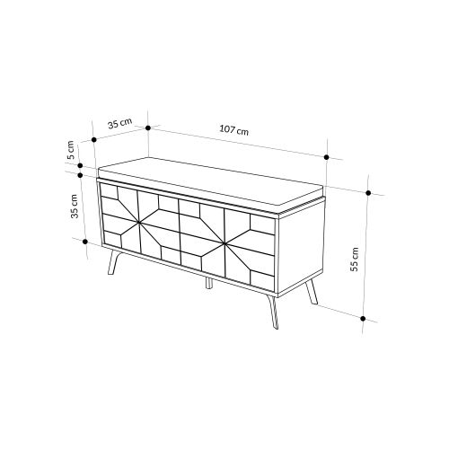 Dune Bench - Hitit Hitit Shoe Cabinet slika 6