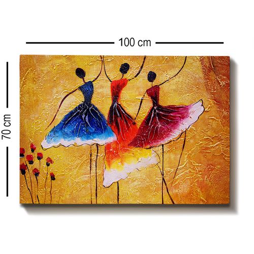 Kanvas Tablo (70 x 100) - 151 Multicolor Decorative Canvas Painting slika 3